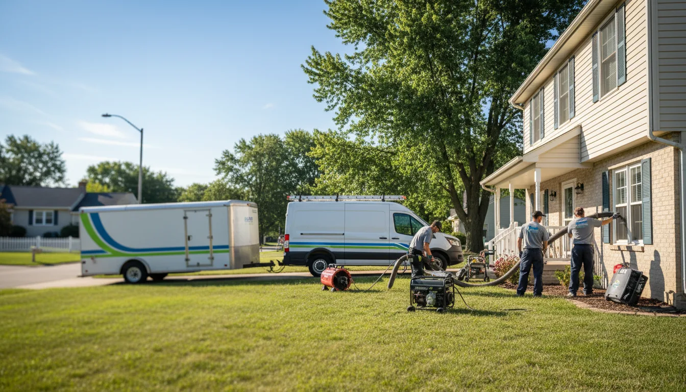 Flooded Basement Restoration And Cleanup With Repair in Coffeyville, KS near me